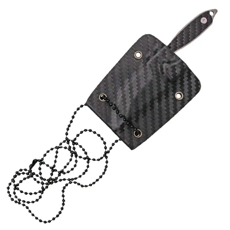 Kleines Outdoormesser 5,5cm Klingenlänge Kydex Messerscheide – Bild 3