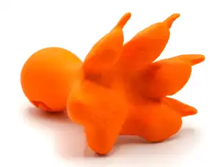 wildtierdruck wolfsfußstempel orange fährtenkunde spurenlesen 1