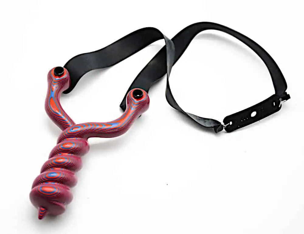 slingshot helix g10 ball-in snipersling black master shark pouch zwillengummi
