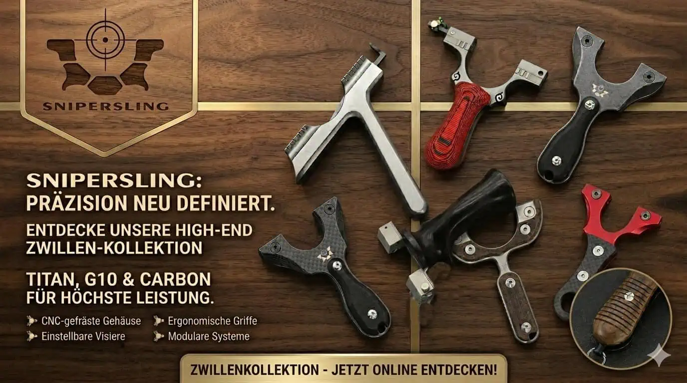 <p>Snipersling Slingshots - von Profis für Profis! Höchste Qualität!</p>