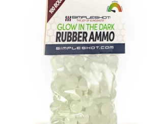 simpleshot gummikugel glow in the dark 100 stück