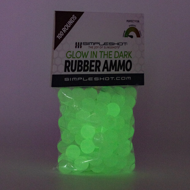 SIMPLESHOT Gummikugel Glow in the Dark – Bild 2