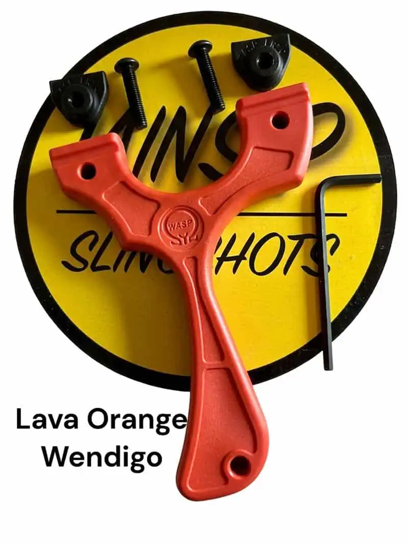 wasp wendigo zwille steinschleuder slingshot lava orange