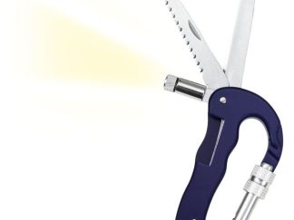 expedition natur multifunktions-karabiner taschenmesser taschenlampe
