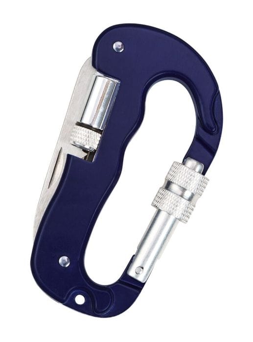 Expedition Natur Multifunktions-Karabiner mit Messer, Säge und LED-Licht – Bild 2