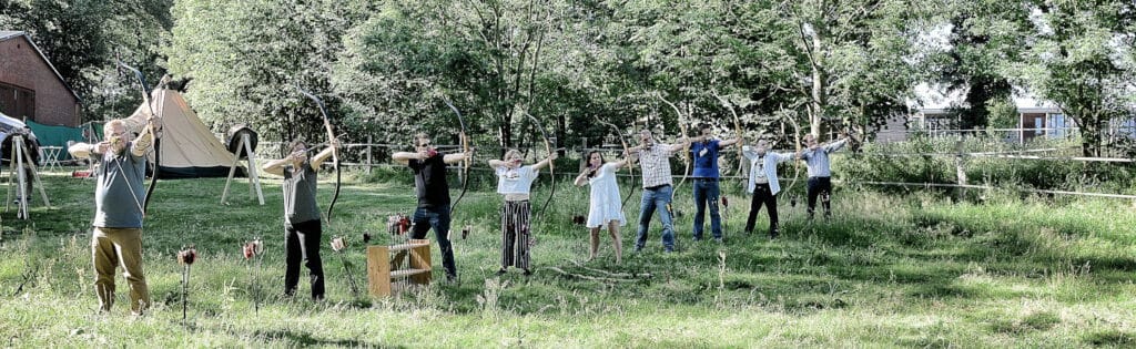 bogenschießen teamevent weitschießen bogenfreund