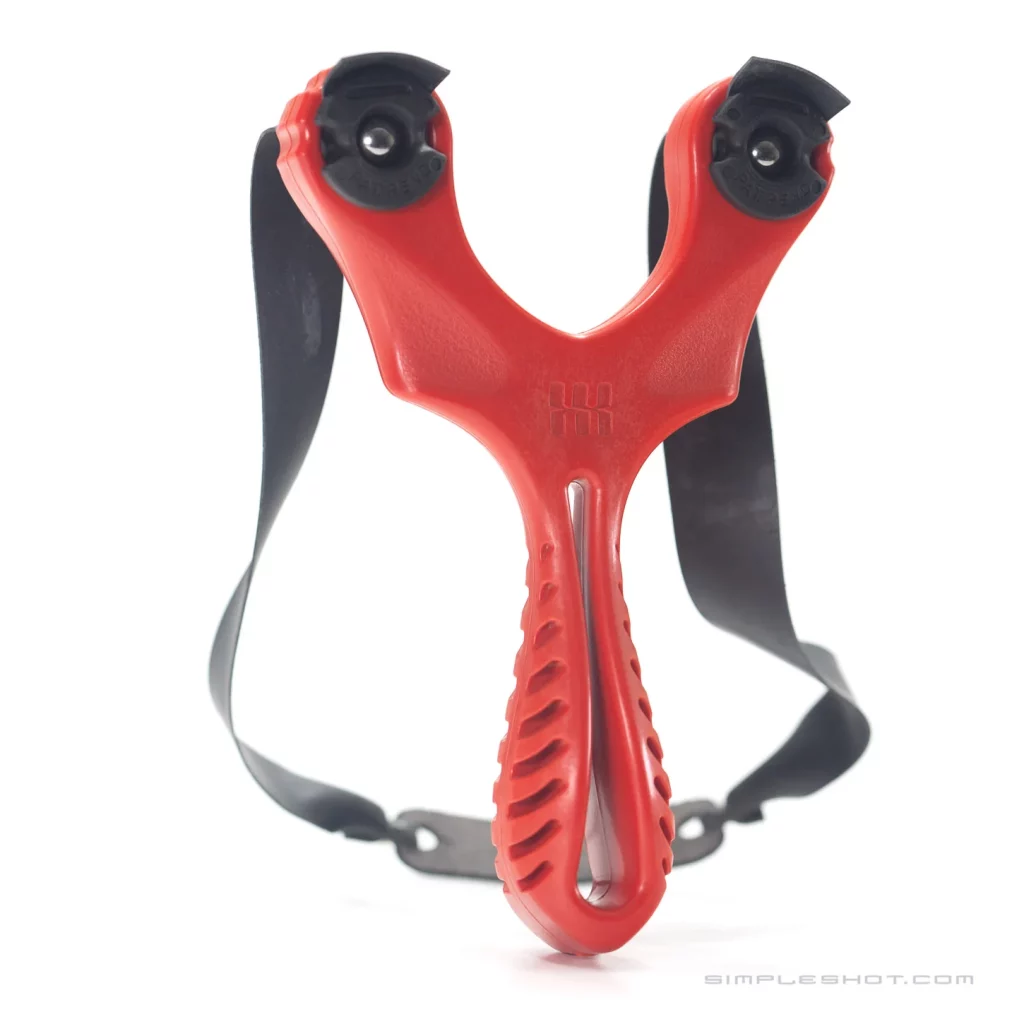 simpleshot slingshot axiom ocularis steinschleuder sportschleuder zwille rot